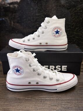 CONVERSE CHUCK TAYLOR ALL STAR CLASSIC HIGH TOP OPTICAL WHITE Men’s 3/Women’s 5